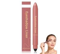 Perfect Color Duo-Shadow Liner 2-in-1 Eyeliner & Eyeshadow, Waterproof, Smudge-Proof Duo Eye shadow Stick con pennello sfumino, colore morbido e facile da applicare, 30s Glam (F-1)