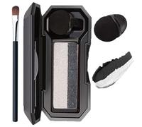 Perfect Dual Color Eyeshadow, Two Color Eye Shadow Plate, Portable Two Tone Eyeshadow, Highly Pigmented Eyeshadow with Exquisite Glitters (#6)