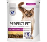 PERFECT FIT (Hairball 1+) 750g Alimento secco ricco di pollo per gatti - previene la formazione di boli di pelo