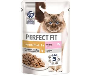 Perfect Fit Cat Sacchetti Freschi Sensitive 1+ Salmone 85gx12