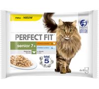 Perfect Fit Cibo Umido per Gatti - Senior 7+ Confezione da 4 Buste - 340 g