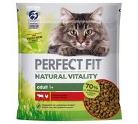 Perfect Fit Natural Vitality Adult 1+ Manzo & Pollo Crocchette per gatti - Set %: 6 x 650 g