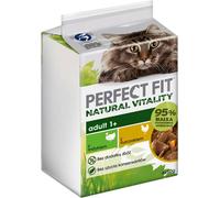 PERFECT FIT Natural Vitality Adult 1+ Pollame 6x50g bustine con tacchino e pollo in salsa per gatti