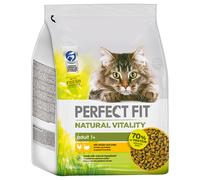 Perfect Fit Natural Vitality Adult 1+ Pollo & Tacchino Crocchette per gatti - 2,4 kg