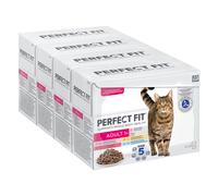Perfect Fit Buste per gatti Adult 1+ – Confezione 12 bustine 1.020 g – Misto