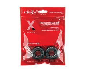 PERFECT FIT PF Blend Premium Stretch Ribbed Ring Slim 2-pack - Black