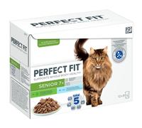 Perfect Fit Senior umido in buste - Set %: 24 x 85 g (Tacchino & Pesce dell'oceano in Pacco misto)