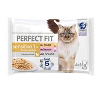 Perfect Fit Sensitive Sterilised Adult 1+ - 52 x 85 g Pollo & Salmone in salsa