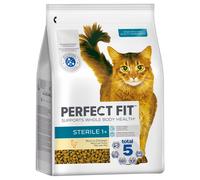 Perfect Fit Sterile 1+ Ricco di Pollo Crocchette per gatto - Set: 2 x 2,8 kg