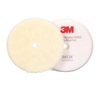 Perfect-It Cuffia in lana per paste abrasive per lucidatrici rotorbitali 3M Perfect It, grana grossa, bianco, 150 mm (6 in), 34124, 2 assorbenti per confezione