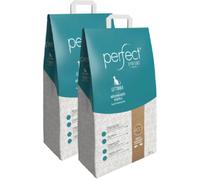 PERFECT Kit Risparmio 2x20L Lettiera Gatto Eco AGGLOMERANTE VEGETALE