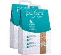 PERFECT Lettiera Gatto Agglomerante Eco Vegetale KIT RISPARMIO 2X10L