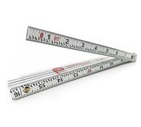 Perfect Measuring Tape Co. FR-72 Carpenter's Folding Rule Lightweight Composite Construction Ruler with Easy-Read Inch Fra.