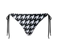 Perfect Moment - Houndstooth Bikini Bottoms - - Swimwear - Donna - Nero - L