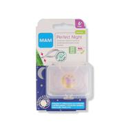 MAM Perfect Night Succhietto in Silicone 6+ Mesi Rosa