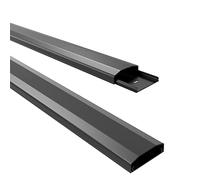 perfect passerella in plastica con 1x 40cm, nastro adesivo 3M come accessorio, 0,50m, nero