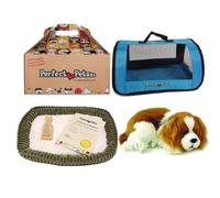 Perfect Petzzz cavalier King Charles + Blue Tote Trasportino