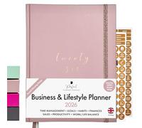 Perfect Planner Company - Agenda settimanale e mensile 2026 con tracker di obiettivi e abitudini per organizzare lavoro, vita e aumentare la produttività, 222 adesivi