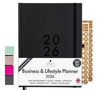 Perfect Planner Company - Agenda settimanale e mensile 2026 con tracker di obiettivi e abitudini per organizzare lavoro, vita e aumentare la produttività, 222 adesivi