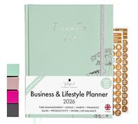 Perfect Planner Company - Agenda settimanale e mensile 2026 con tracker di obiettivi e abitudini per organizzare lavoro, vita e aumentare la produttività, 222 adesivi