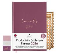 Perfect Planner Company, agenda settimanale e mensile con obiettivi, abitudini e gestione del tempo per organizzare vita, benessere e salute, 222 adesivi