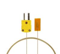 Perfect-Prime TL0225, Superficie di Contatto,0.25 mm diametro, Sonda Sensore Tipo-K con Adesivo per Termometro Termocoppia Tipo - K/Misura, Rango di Temperatura fion a 200°C/ 392°F