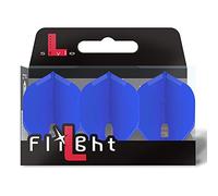 PerfectDarts - Set di alette per freccette da champagne, misura L, colore blu