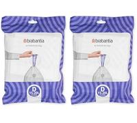 PerfectFit Bags, Code D, 15-20L, 40 Bags (Confezione da 2)