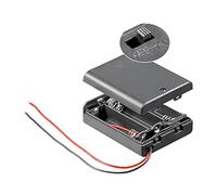 PerfectHD Portabatteria - Vano batterie AA - 3 X AA Mignon - con interruttore on/off - 1 pezzo - nero