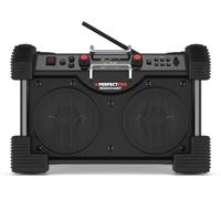 PerfectPro Radio Cantiere ROCKHART, Ricezione DAB+ e FM, Bluetooth, Ingresso AUX e USB, Caricatore e Batteria al Litio Inclusivi, RH3