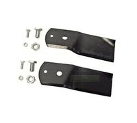 perfektGarten 2 coltelli da 17 cm compatibili con Stiga Ready Park Villa 85 95 105 Combi 1134-7880-01 1134-9119-01
