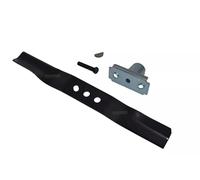 perfektGarten Lama da 53 cm + supporto lama + cuneo + vite compatibile con tosaerba Scheppach