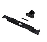 perfektGarten Lama da 53 cm + supporto lama + vite compatibile con tosaerba Fuxtec con azionamento