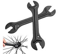 PERFETSELL 2 Pezzi Chiave a Cono per Mozzo Bicicletta Chiave per Regolazione Cono Mozzo Bicicletta 13 mm, 14 mm, 15 mm, 16 mm Chiave a Pedale Aperta per MTB Mountain Bike Ciclismo