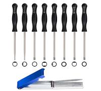 PERFETSELL 8 Pezzi di Strumento di Regolazione del Carburatore kit Regolazione Carburatore Cacciaviti Regolazione del Carburatore per Motori Comuni a 2 Tempi (13 Aghi di Pulizia)