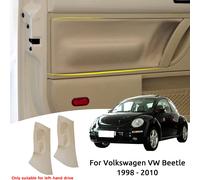 Perfetta Fit Volkswagen VW Beetle 1998 1999 2000 2001 2002-2010 PU Pelle Porta interna auto Bracciolo Pannello di copertura Adesivo Trim