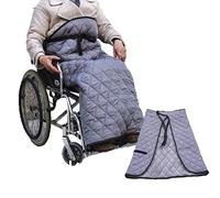 Perfetta per tenere le gambe al caldo Coperta per Impermeabile, la scelta migliore for gli utenti su sedia a rotelle che vogliono uscire, sedia a rotelle foderata in pile 120x116 cm,Grigio(Grey)