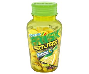 Perfetti Van Melle Frisk Sour Lemon microcompresse con vitamina C, 49g
