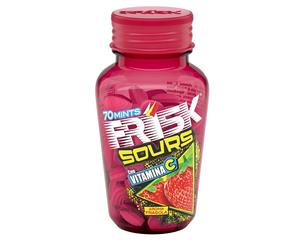 Perfetti Van Melle Frisk Sour Strawberry microcompresse con vitamina C, 49g
