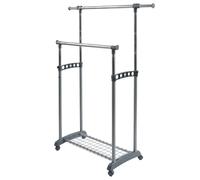 PERFETTO - 0511A - Appendiabiti su ruote Gastone - 2 barre - Perfetto - 100554 - Conf. da 1 Pz. - 0511A
