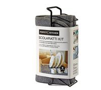 PERFETTO - 29111 - Tappetino scolapiatti con griglia - in microfibra - 9 posti - Perfetto - 91151 - Conf. da 1 Pz.