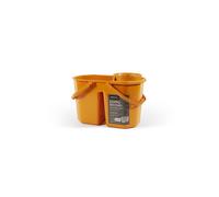 Perfetto Doppio secchio in plastica con strizzatore 15 lt color zucca Doppio secchio in plastica con strizzatore 15 lt color zucca