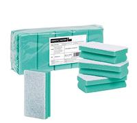 Perfetto Factory SPUGNE PRO Color Fibra AntiGraffio - Verde - Conf. 10 Pezzi - cm 15x7x4,5