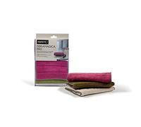 Perfetto Fibramagica Pad Set 3 Panni Multiuso, Tessuto, Porpora/Ghiaccio/Muschio, 21x17x0.5 cm