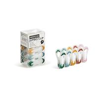 Perfetto Jumbo Clip Pinza, Multicolore, 2.5x3.5x7 cm, 10 unità