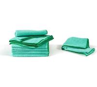 Panni microfibra Ultrega - 40 x 40 cm - verde - Perfetto - pack 10 pezzi