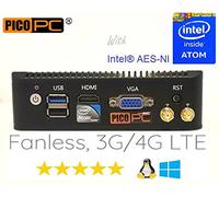Perfetto pfSense, Sophos, Untangle, Ubuntu, ClearOS, FreeBSD, Monowall, Debian ecc. Intel AES-NI Atom® E3845 4 LAN con 4G LTE WWAN HD Fanless Firewall Router 8 GB di RAM, 60 GB mSATA SSD