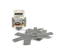 Perfetto SALVAPADELLE in Feltro, Grigio, 3 Pezzi - Assortiti