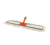 La Piacentina Scopa cotone Penta – 80 cm – Coccia Arancio, Panno Ghiaccio
