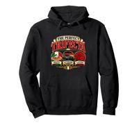 Perfetto Trifecta Pasta Autobahn Latina Stile di Vita Divertente Felpa con Cappuccio